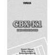 YAMAHA CBX-K1 Instrukcja Obsługi