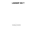 AEG Lavamat 802T Instrukcja Obsługi
