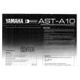YAMAHA AST-A10 Instrukcja Obsługi