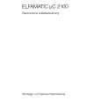 AEG ELFAMATICYC2100,M Instrukcja Obsługi