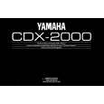 YAMAHA CDX2000 Instrukcja Obsługi