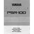 YAMAHA PSR-100 Instrukcja Obsługi