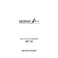 MOFFAT WF40B Instrukcja Obsługi