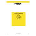 REX-ELECTROLUX RT6 Instrukcja Obsługi