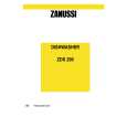 ZANUSSI ZDS200 Instrukcja Obsługi