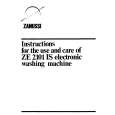 ZANUSSI ZE2101iS Instrukcja Obsługi