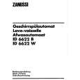 ZANUSSI ID6622B Instrukcja Obsługi