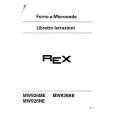 REX-ELECTROLUX MW926NE LOT1 Instrukcja Obsługi