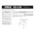YAMAHA NS-C60 Instrukcja Obsługi