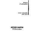 ARTHUR MARTIN ELECTROLUX ASF635W Instrukcja Obsługi