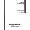 ARTHUR MARTIN ELECTROLUX AR1671I Instrukcja Obsługi