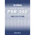 YAMAHA PSR-550 Instrukcja Obsługi