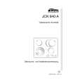 JUNO-ELECTROLUX JCK 640A Instrukcja Obsługi
