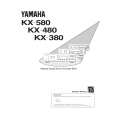 YAMAHA KX-580 Instrukcja Obsługi