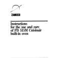 ZANUSSI FB515 Instrukcja Obsługi