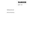 ZANKER ZKF110 Instrukcja Obsługi