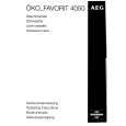 AEG FAV4050-W Instrukcja Obsługi