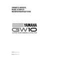 YAMAHA GW10 Instrukcja Obsługi
