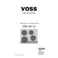 VOSS-ELECTROLUX DEK 491-9 Instrukcja Obsługi