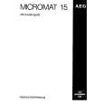 AEG MC15-W/EURO Instrukcja Obsługi