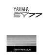 YAMAHA SY77 Instrukcja Obsługi