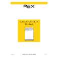 REX-ELECTROLUX RS3TGX Instrukcja Obsługi