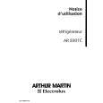 ARTHUR MARTIN ELECTROLUX AR8307C Instrukcja Obsługi