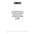 ZANUSSI ZI7160 Instrukcja Obsługi