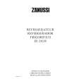 ZANUSSI ZC282R Instrukcja Obsługi