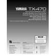YAMAHA TX-470 Instrukcja Obsługi