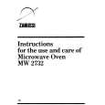 ZANUSSI MW2732 Instrukcja Obsługi
