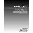 YAMAHA TX-10 Instrukcja Obsługi