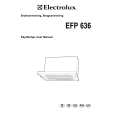 ELECTROLUX EFP636K/SK Instrukcja Obsługi