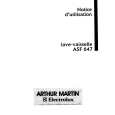 ARTHUR MARTIN ELECTROLUX ASF647 Instrukcja Obsługi