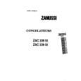 ZANUSSI ZAC239SI Instrukcja Obsługi