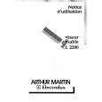 ARTHUR MARTIN ELECTROLUX CL2200 Instrukcja Obsługi