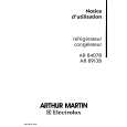 ARTHUR MARTIN ELECTROLUX AR3407B Instrukcja Obsługi
