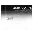 YAMAHA MX-70 Instrukcja Obsługi