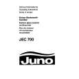 JUNO-ELECTROLUX JEC700B Instrukcja Obsługi