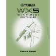 YAMAHA WX5 Instrukcja Obsługi