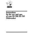 ZANUSSI ID503 Instrukcja Obsługi