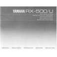 YAMAHA RX-500 Instrukcja Obsługi