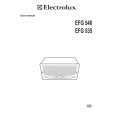 ELECTROLUX EFG540G Instrukcja Obsługi