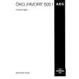 AEG FAV6051W Instrukcja Obsługi