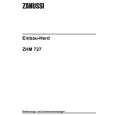 ZANUSSI ZHM727X Instrukcja Obsługi