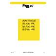 REX-ELECTROLUX ISA1063WRD Instrukcja Obsługi