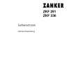 ZANKER ZKF291 Instrukcja Obsługi
