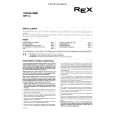 REX-ELECTROLUX RFV14 Instrukcja Obsługi