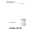ROSENLEW PASSELIRW790 Instrukcja Obsługi
