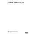 AEG Lavamat Princess 802 Instrukcja Obsługi